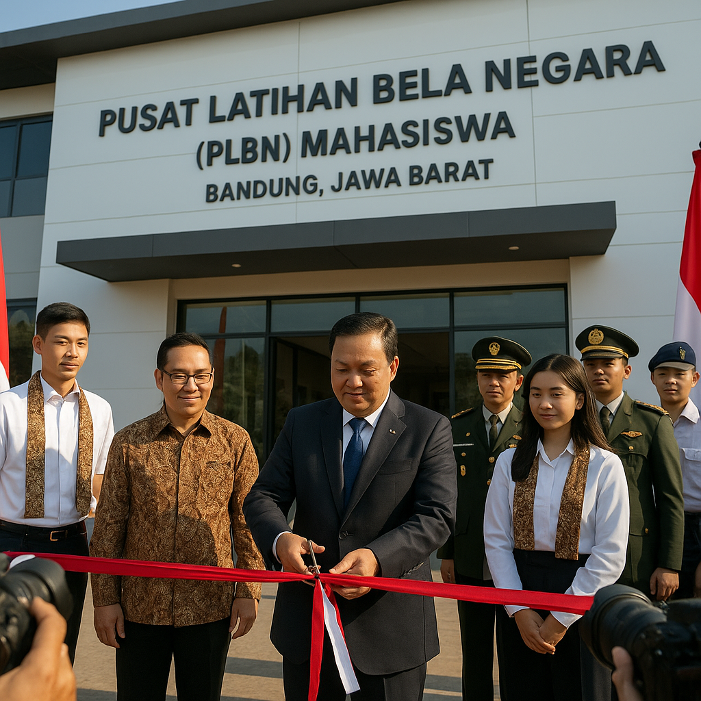 Menhan Resmikan Pusat Latihan Bela Negara Mahasiswa di Jawa...