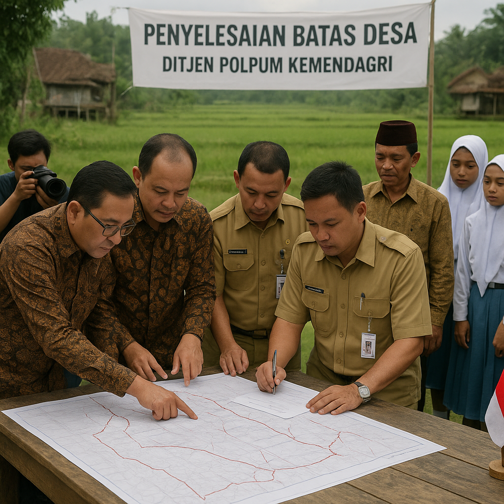 Ditjen Polpum Kemendagri: Batas Desa Penting Segera Diselesa...