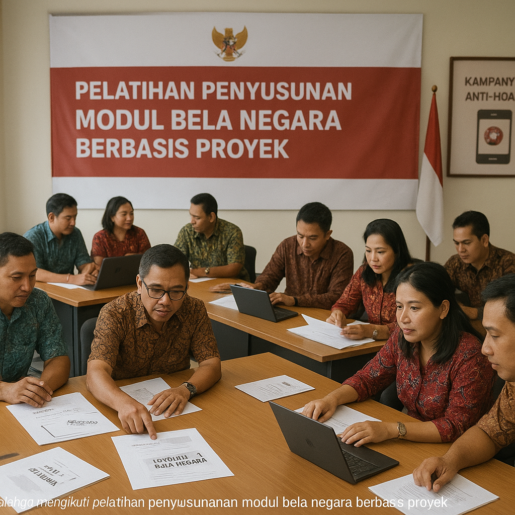 Guru di Malang Ikuti Pelatihan Penyusunan Modul Bela Negara...