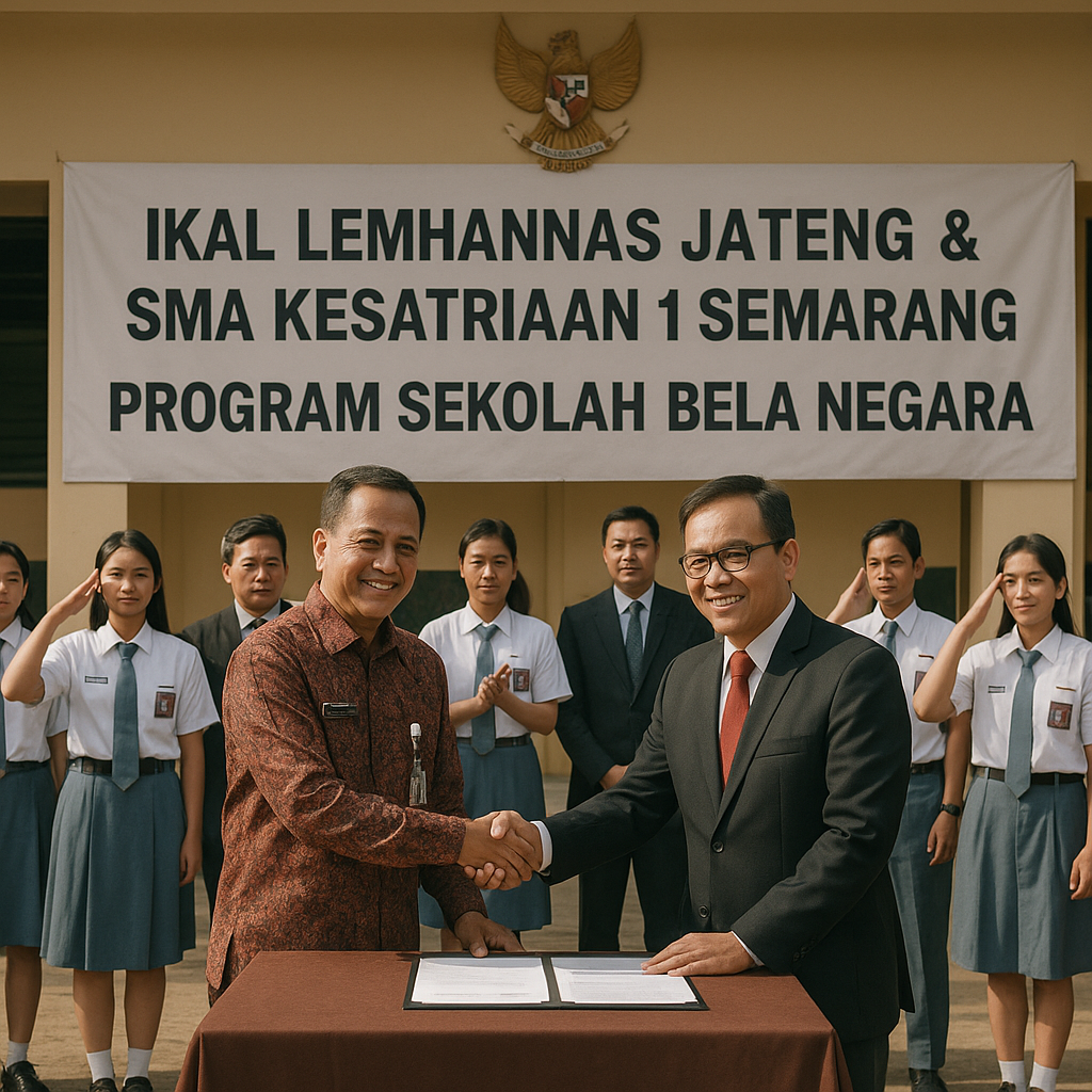 IKAL Lemhannas Jateng dan SMA Kesatrian 1 Semarang Siapkan P...