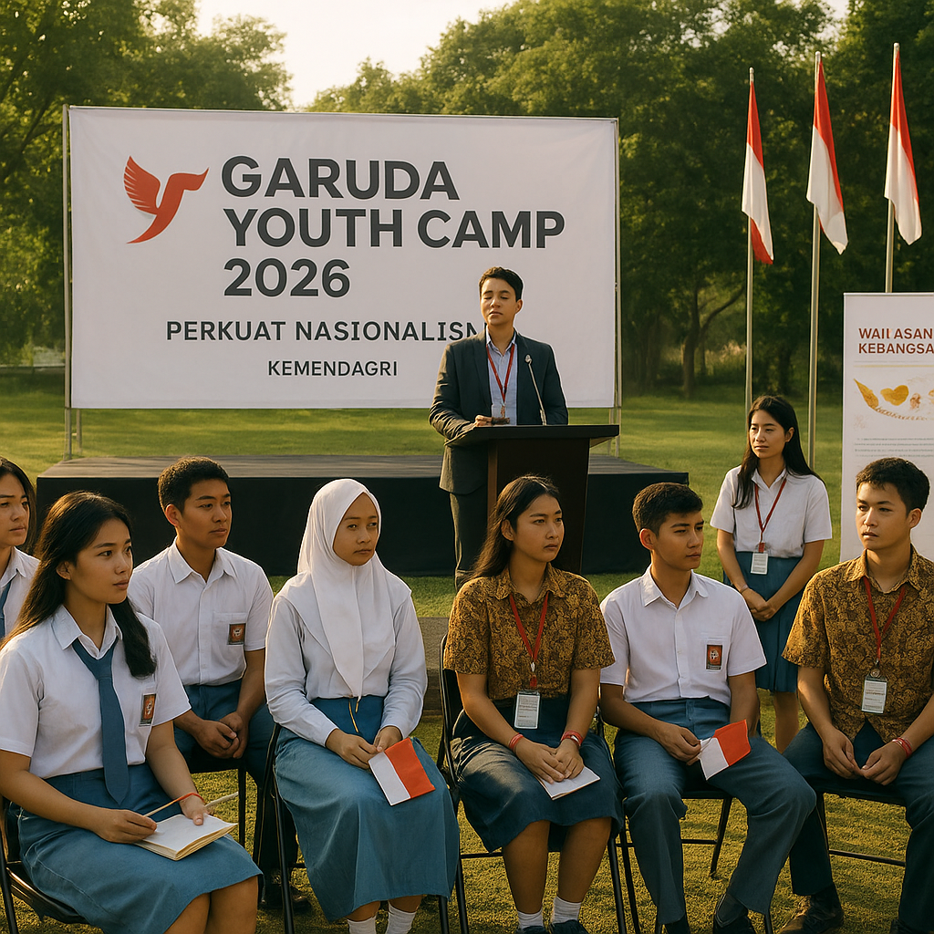 Perkuat Nasionalisme, Kemendagri Gelar Garuda Youth Camp 202...