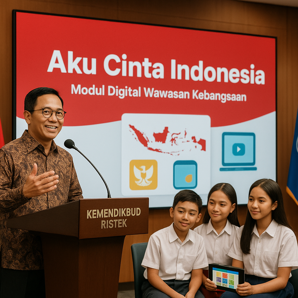 Kemendikbud Ristek Luncurkan Modul Digital 'Aku Cinta Indone...
