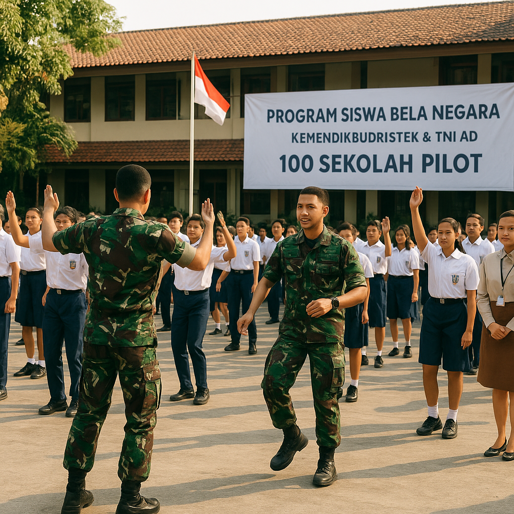 Kemendikbudristek dan TNI AD Sinergi dalam Program 'Siswa Be...