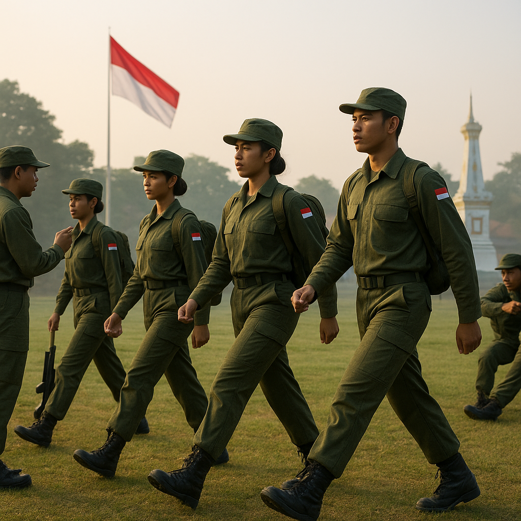 Resimen Mahasiswa Indonesia Gelar Latihan Gabungan 'Semangat...