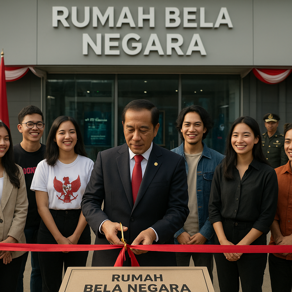 Menhan Resmikan Rumah Bela Negara, Wadah Edukasi Kebangsaan...