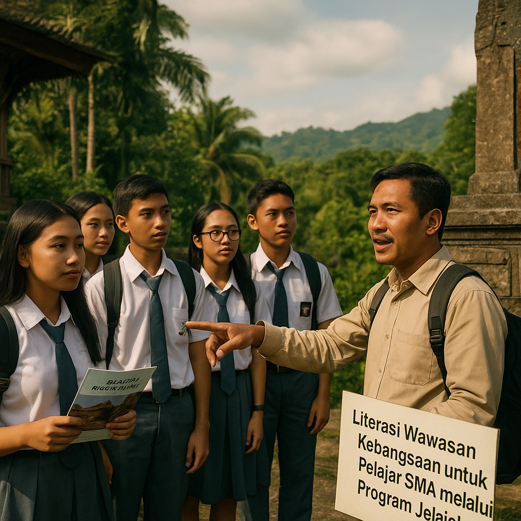 Literasi Wawasan Kebangsaan untuk Pelajar SMA melalui Progra...