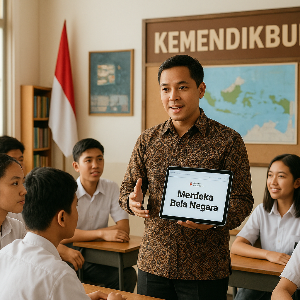 Kemendikbud Luncurkan Modul Digital 'Merdeka Bela Negara' un...