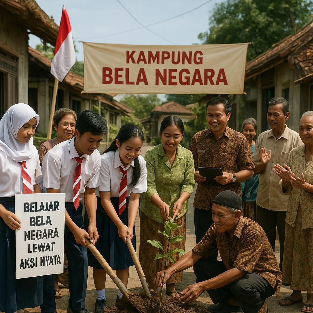 Pemprov Jatim Canangkan 'Kampung Bela Negara' sebagai Labora...