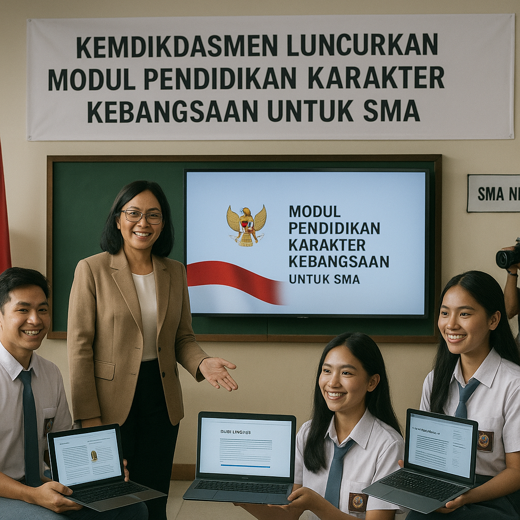 Kemdikdasmen Luncurkan Modul Pendidikan Karakter Kebangsaan...