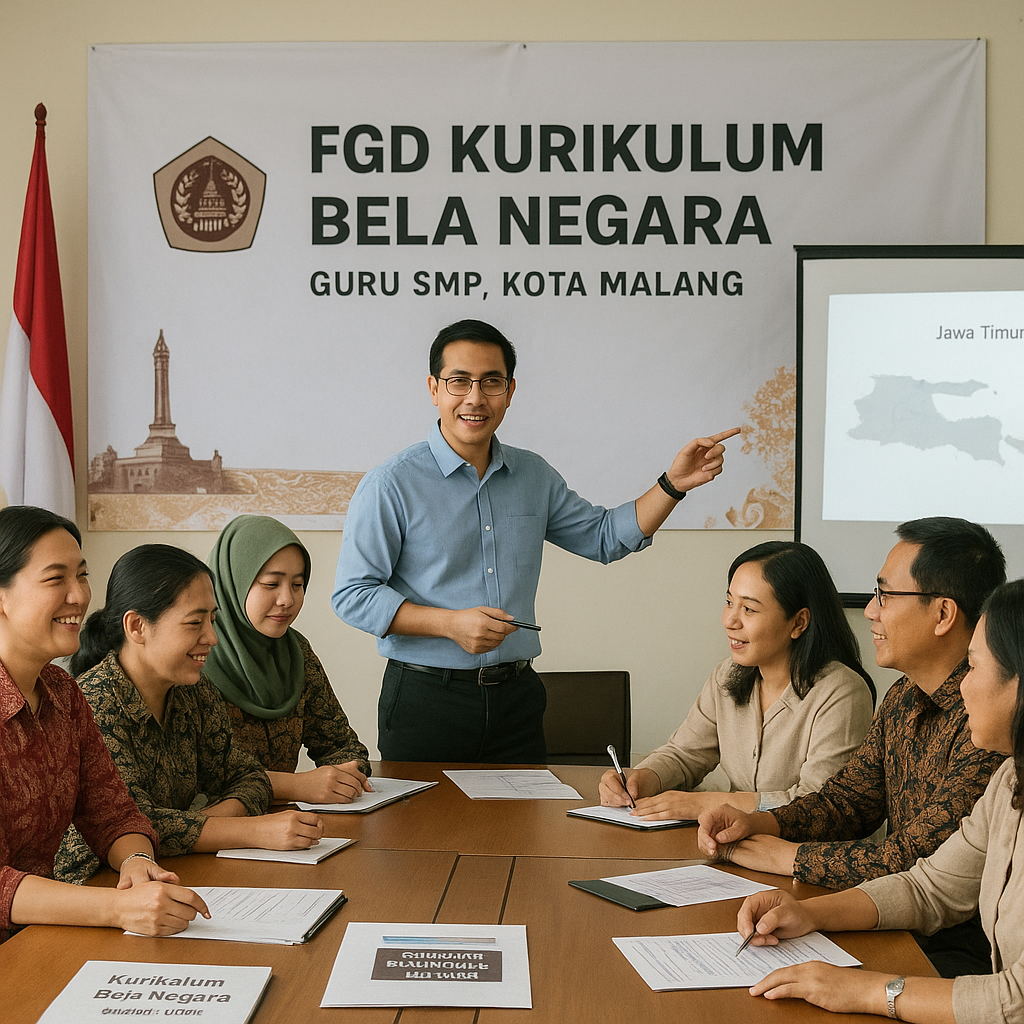 FGD Kurikulum Bela Negara Digelar untuk Guru SMP di Kota Mal...
