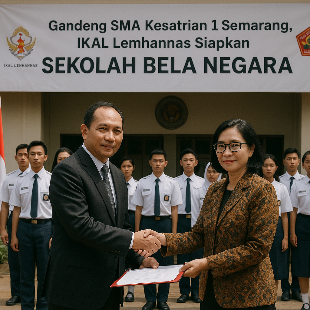Gandeng SMA Kesatrian 1 Semarang, IKAL Lemhannas Siapkan Sek...