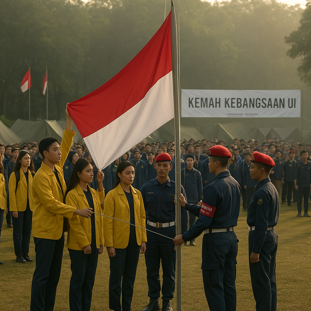 Mahasiswa Universitas Indonesia Gelar Kemah Kebangsaan Bersa...