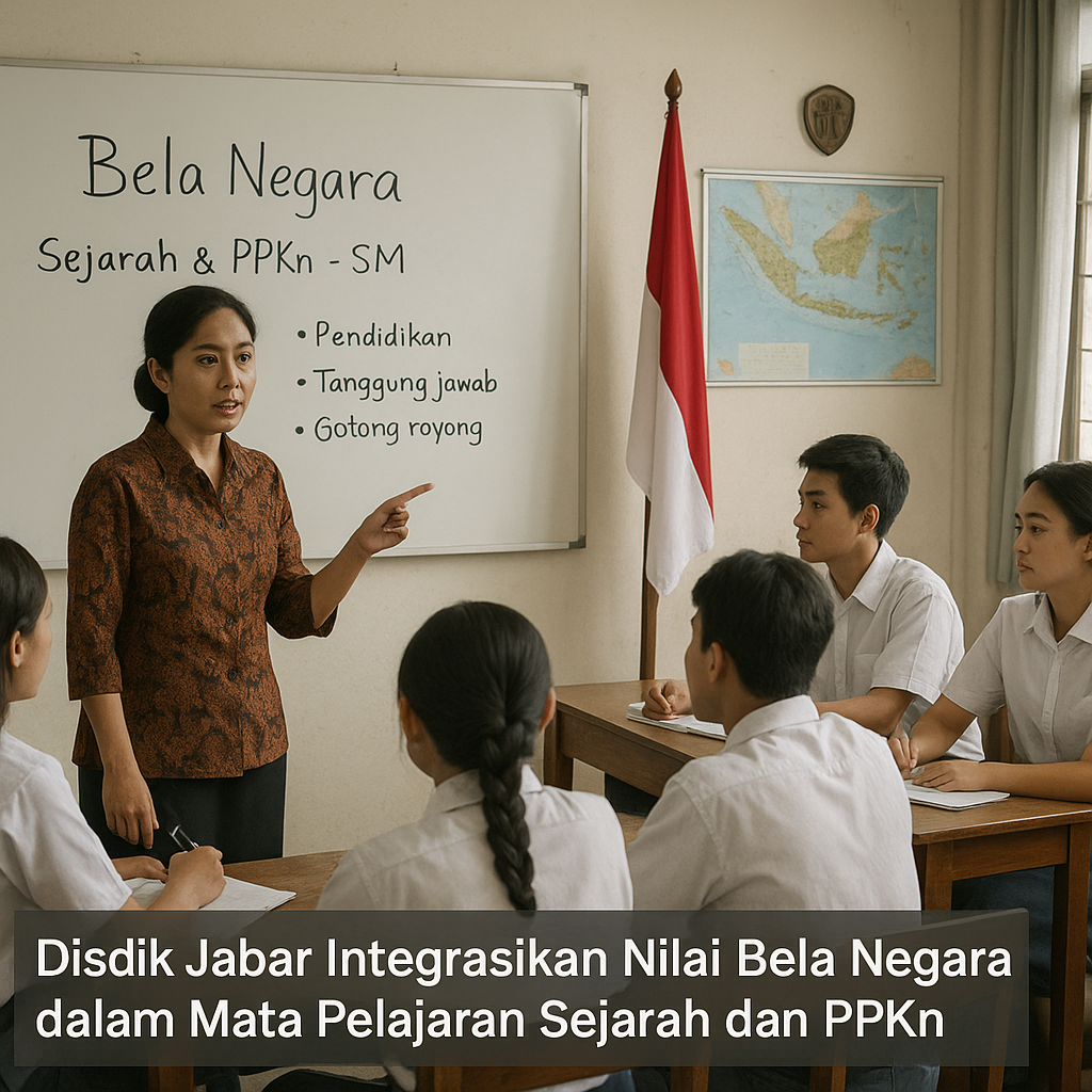 Disdik Jabar Integrasikan Nilai Bela Negara dalam Mata Pelaj...