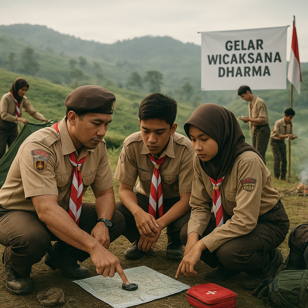 Pramuka Tingkatkan Latihan Keterampilan Survival dan Navigas...