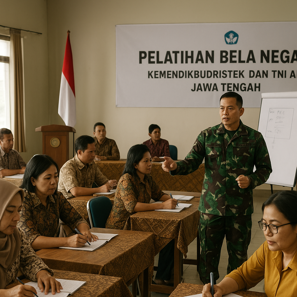 Kemendikbud Gandeng TNI AD Gelar Pelatihan Bela Negara bagi...