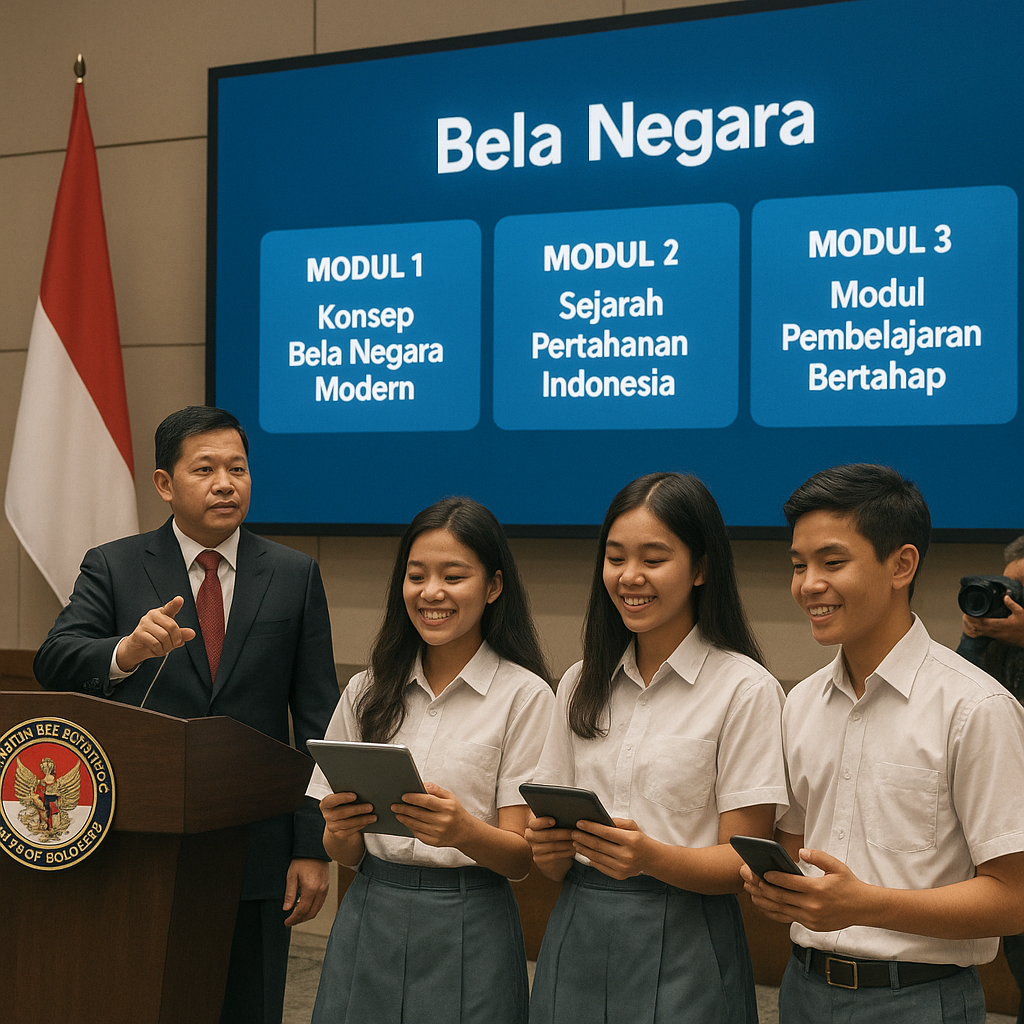 Kementerian Pertahanan Luncurkan Platform Digital 'Bela Nega...