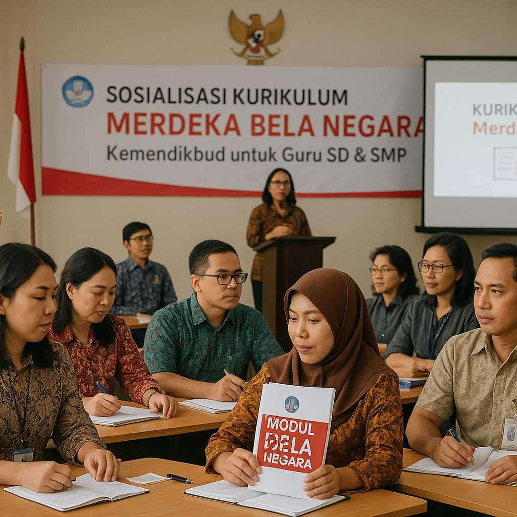 Sosialisasi 'Kurikulum Merdeka Bela Negara' oleh Kemendikbud...