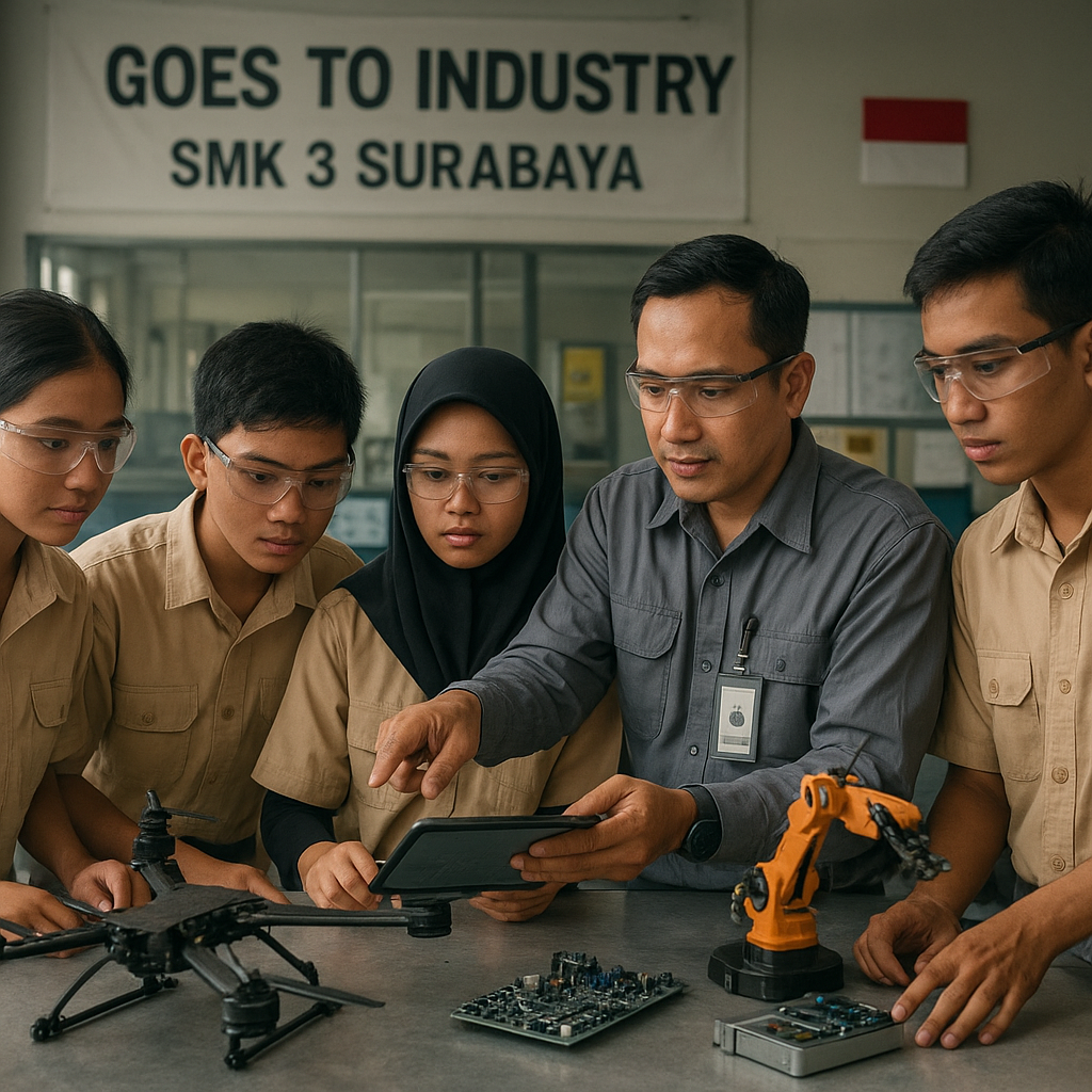 Siswa SMK di Surabaya Belajar Teknologi Pertahanan dalam Pro...