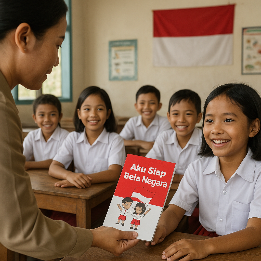 Buku Saku 'Aku Siap Bela Negara' Dirilis untuk Siswa Sekolah...