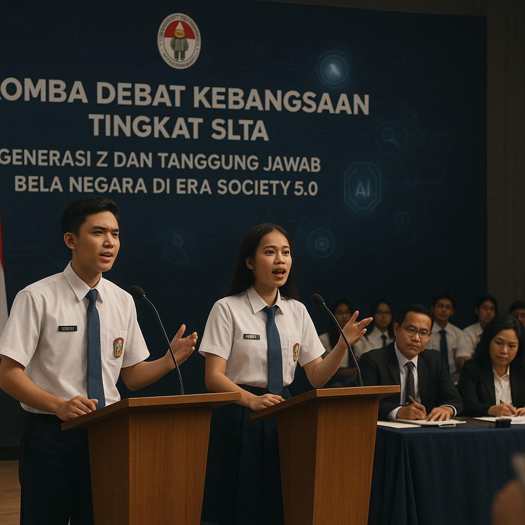 Lomba Debat Kebangsaan Tingkat SLTA Bahas Isu 'Generasi Z da...