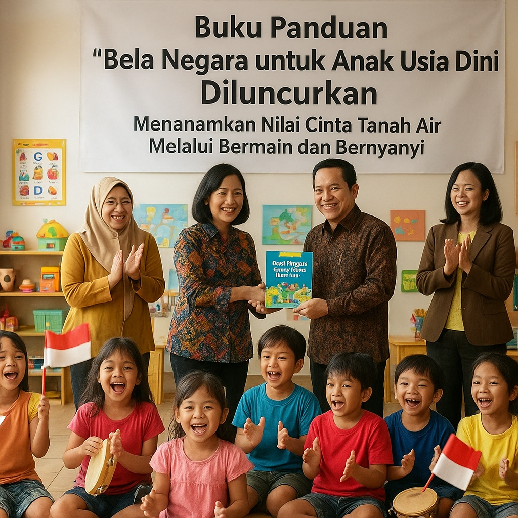 Buku Panduan 'Bela Negara untuk Anak Usia Dini' Diluncurkan,...