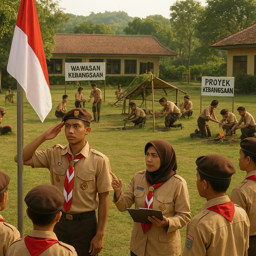 Kegiatan Pramuka sebagai Wadah Pendidikan Bela Negara Diting...