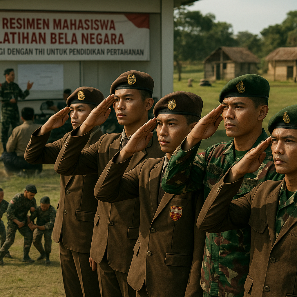 Resimen Mahasiswa Latihan Bela Negara, Sinergi dengan TNI un...