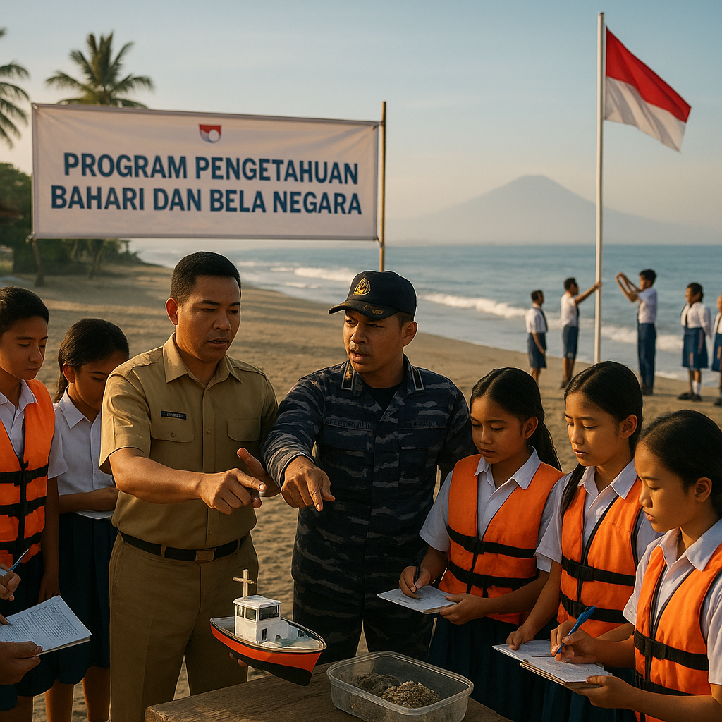 Sekolah di Bali Gelar Program 'Pengetahuan Bahari dan Bela N...