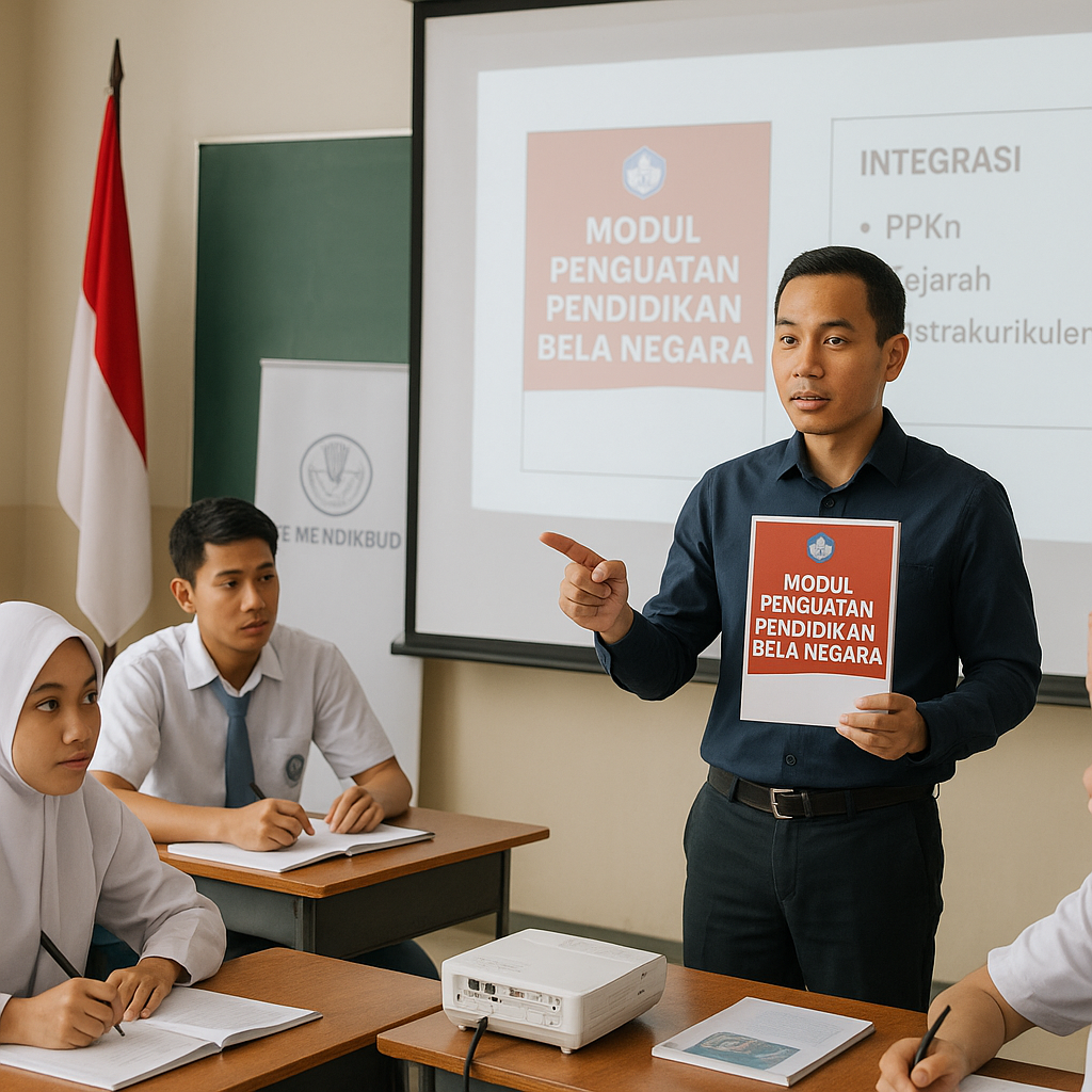 Kemendikbud Perkenalkan Modul Penguatan Pendidikan Bela Nega...