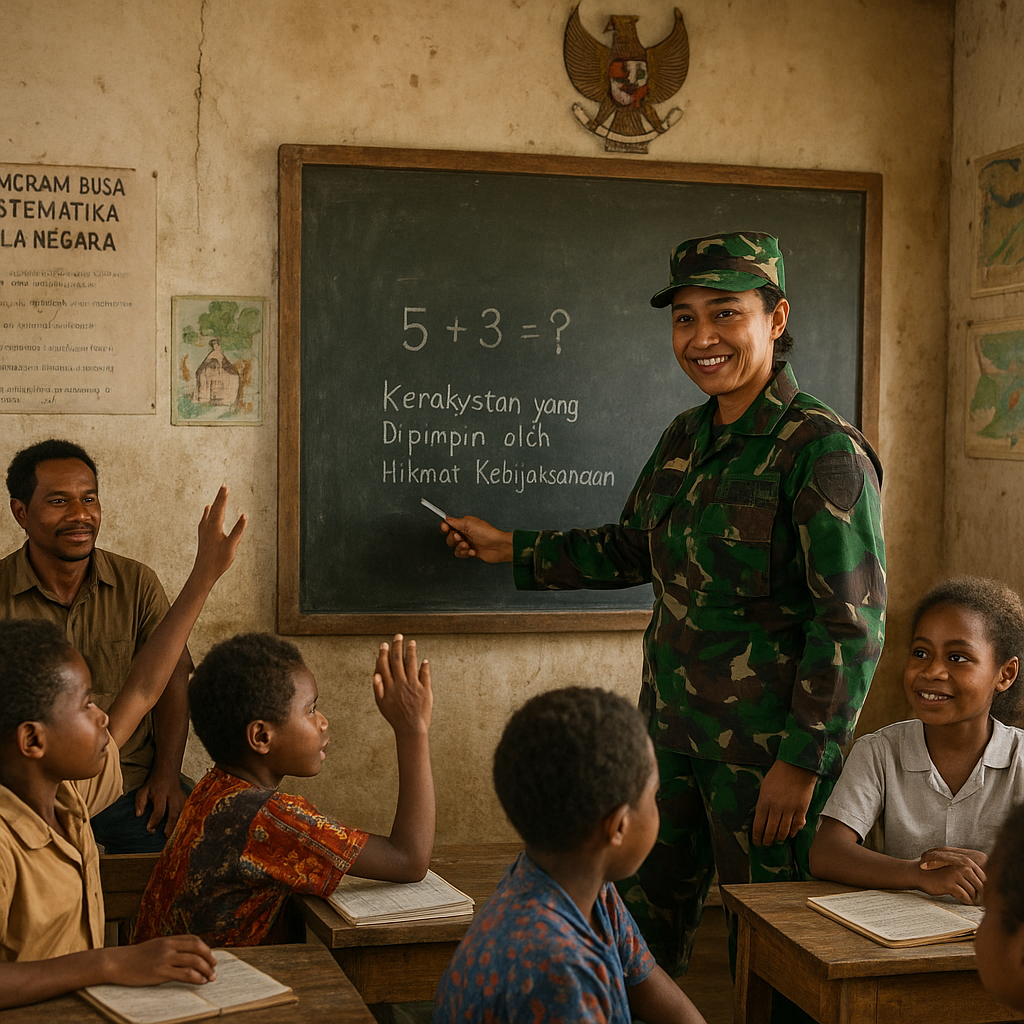 Momen 1 Juni Menganyam Asa di Pedalaman Papua, Saat Matemati...
